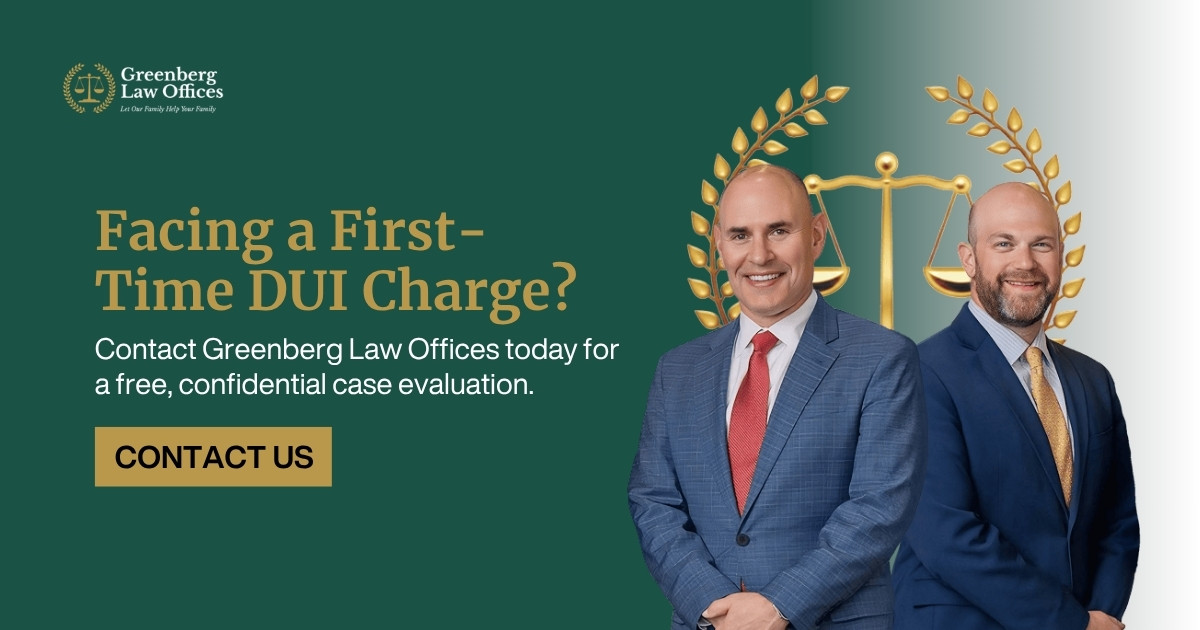 Facing a first-time DUI charge? Don't leave your outcome to chance. While penalties can be manageable, navigating the court system requires an experienced advocate. Contact Greenberg Law Offices today for a free, confidential case evaluation.