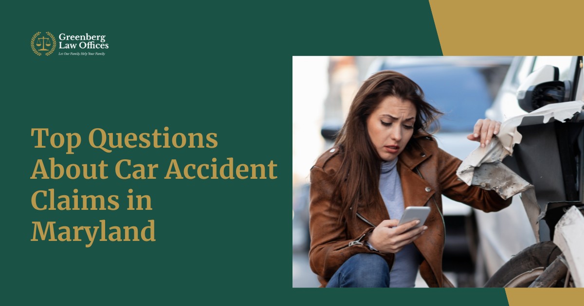 Top Questions About Car Accident Claims in Maryland