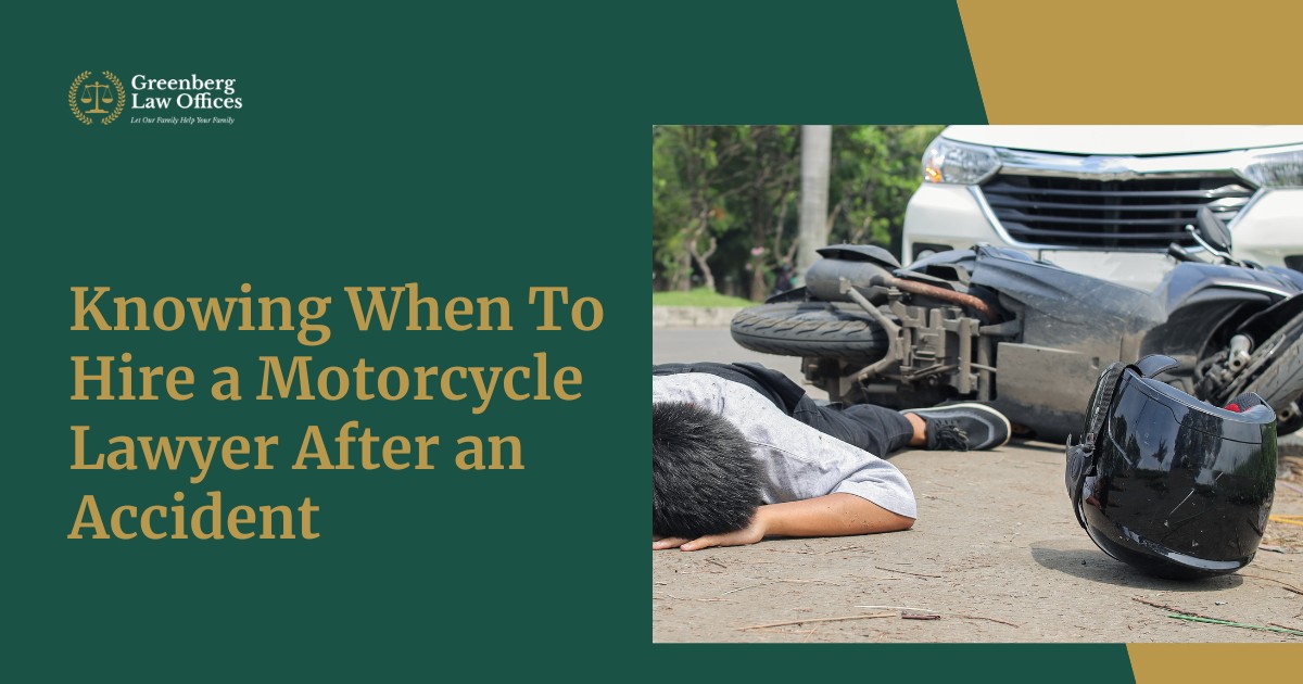 Knowing When To Hire a Motorcycle Lawyer After an Accident