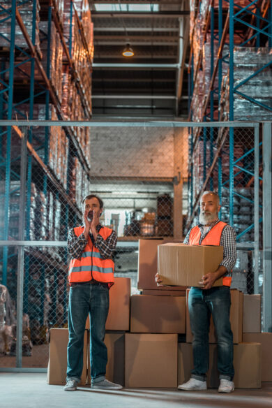 warehouse workers