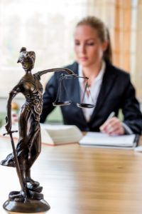 businesswoman in office