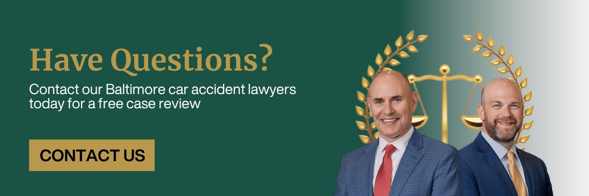 Contact our Baltimore car accident lawyers today