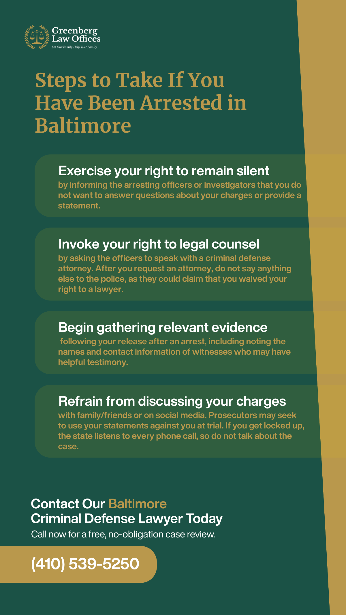 What Steps You Should Take If You Have Been Arrested in Baltimore, MD